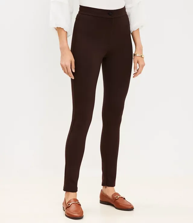 Loft Ankle Zip Ponte Leggings