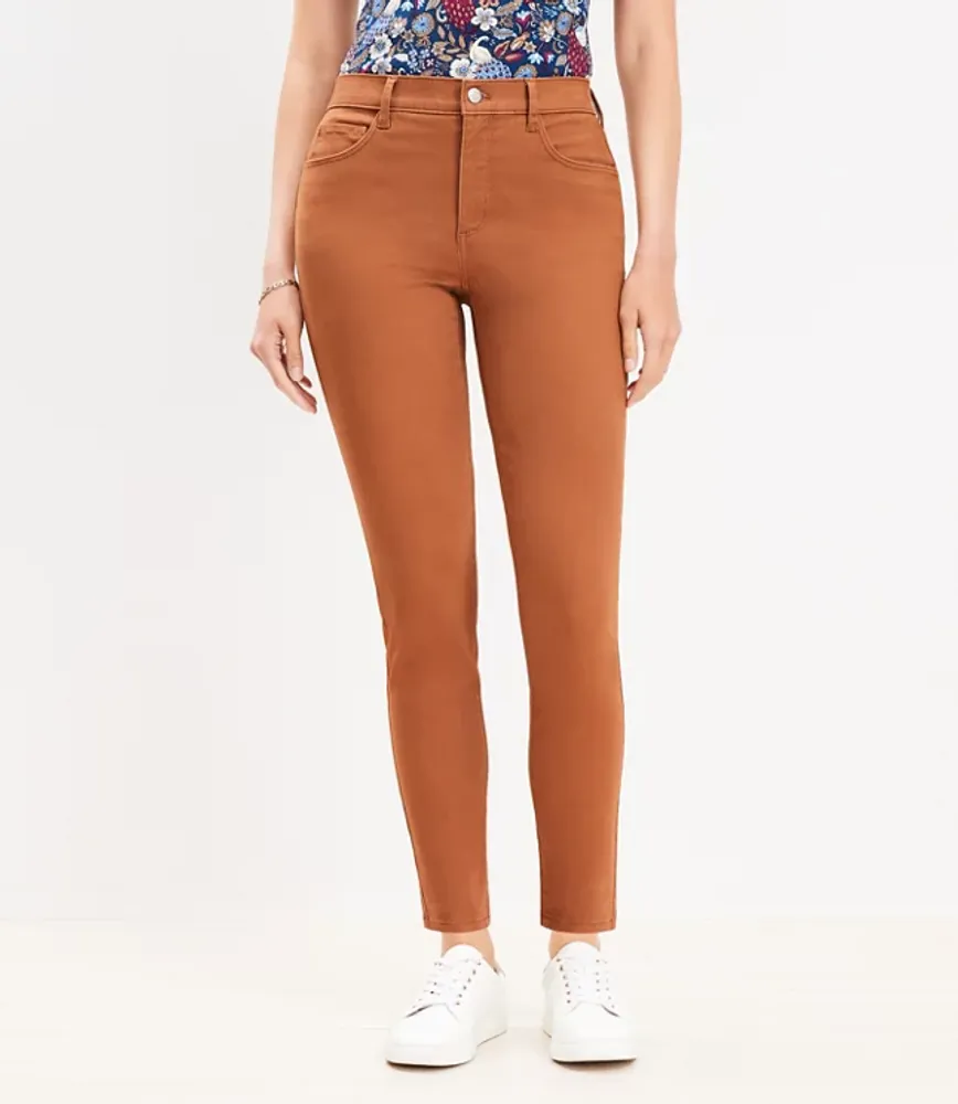 Petite Curvy Five Pocket Skinny Pants Sateen