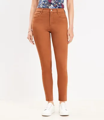 Petite Curvy Five Pocket Skinny Pants Sateen