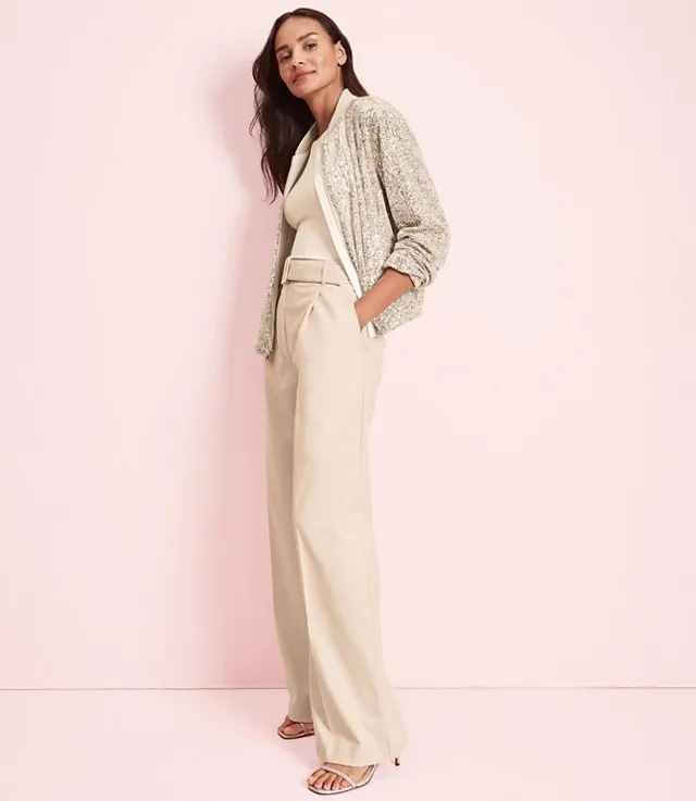 Peyton Trouser Pants in Brushed Flannel