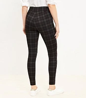 Tall Plaid Ponte Leggings