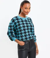 Petite Houndstooth Sweater