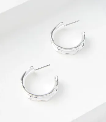 Sculpted Hoop Earrings
