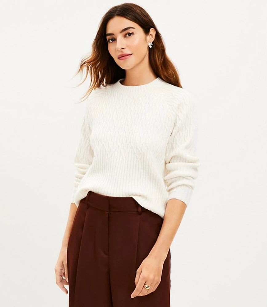 Raglan Cable Sweater