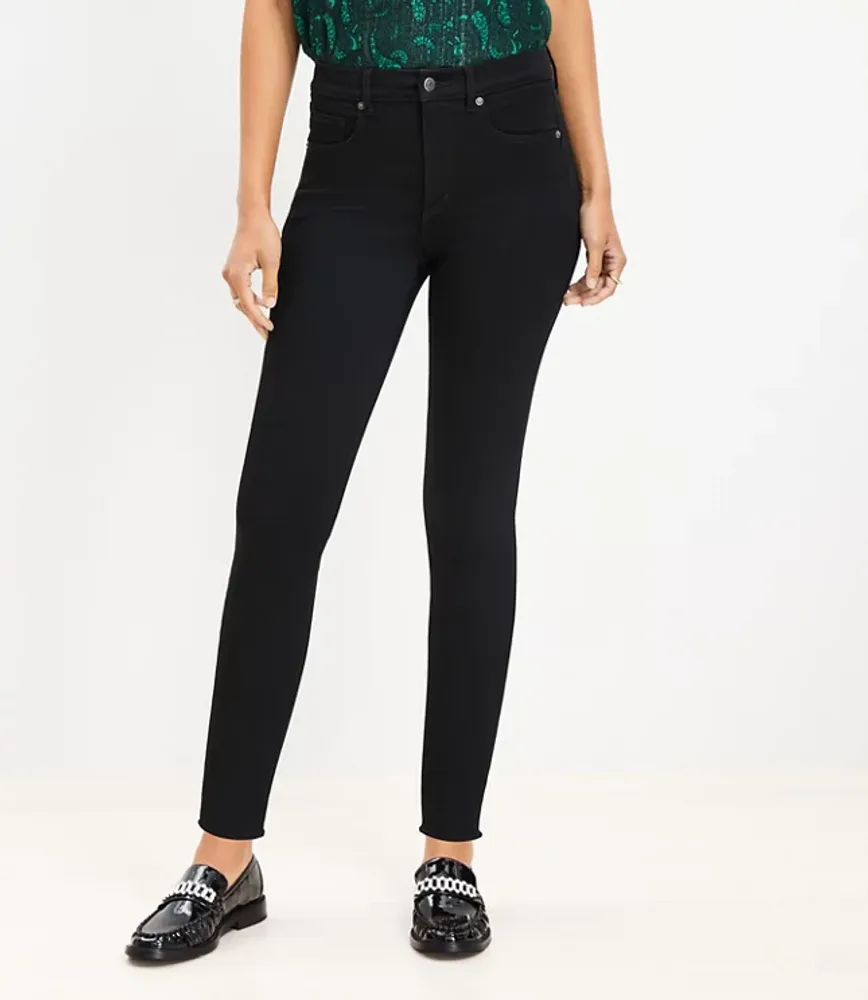 Petite Mid Rise Skinny Jeans Black