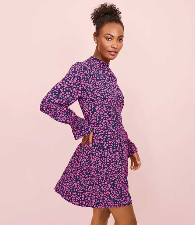 slim fit dress slacks Green Floral Fit And Flare Dress Short Sleeve Wrap