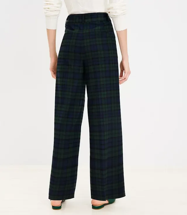 Peyton Trouser Pants in Brushed Flannel
