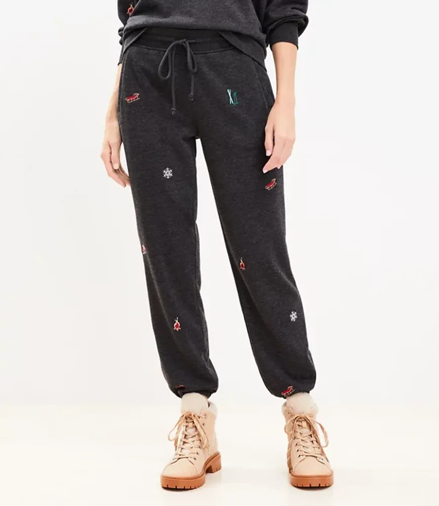 Petite Lou & Grey Ski Lodge Cozy Cotton Terry Joggers