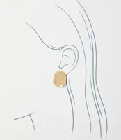 Sparkle Sculpted Stud Earrings