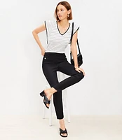 Tall Button Trim Pocket Sutton Skinny Pants