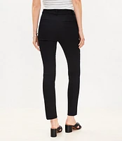 Tall Button Trim Pocket Sutton Skinny Pants