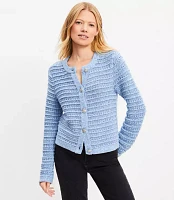 Petite Textured Sweater Jacket