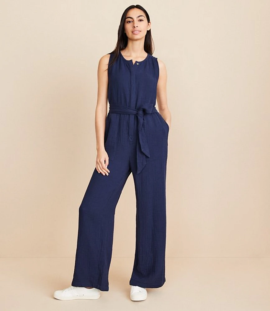 Lou & Grey Triple Cloth Jumpsuit