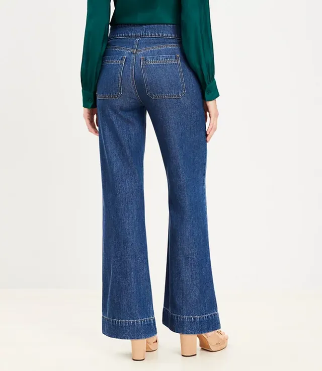 Front Pocket Wide Leg Jeans – Pecan Hill Boutique