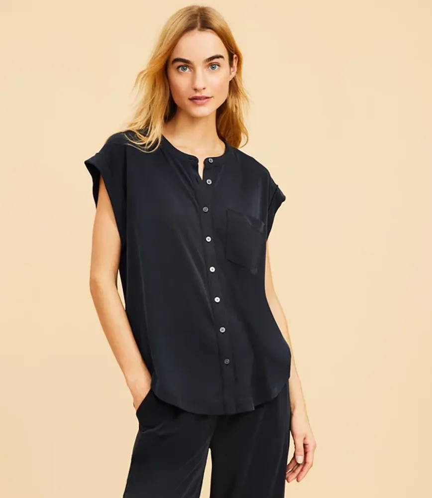 Pocket shirttail tee