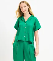 LOFT Beach Linen Shirt