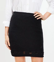 Stitchy Sweater Skirt