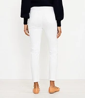 Tall Frayed High Rise Skinny Jeans White