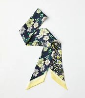 Floral Skinny Scarf