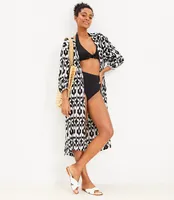 LOFT Beach Ikat Kimono