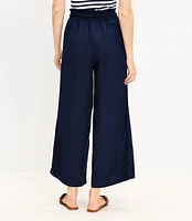 Tall Breezy Wide Leg Pants Linen Blend