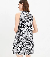 Paisley Mini Halter Swing Dress