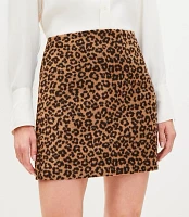 Cheetah Print Mini Skirt