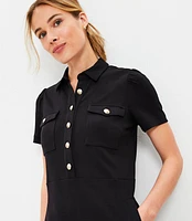 Ponte Mini Shift Pocket Dress