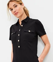 Ponte Mini Shift Pocket Dress