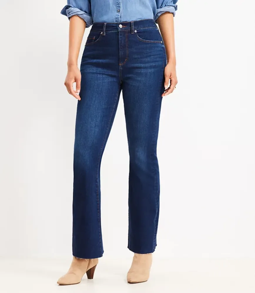 Petite High-Rise Flare Jean