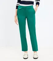 Button Pocket Riviera Slim Pants Bi-Stretch