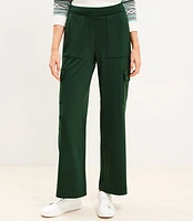 Lou & Grey Heavyweight Luvstretch Wide Leg Cargo Pants