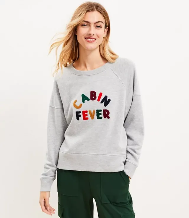 LOFT Lou & Grey Heart Emoji Fleeceback Sweatshirt - ShopStyle