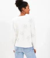 Shimmer Snowflake Sweater