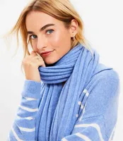 Ribbed Cashmere Wrap