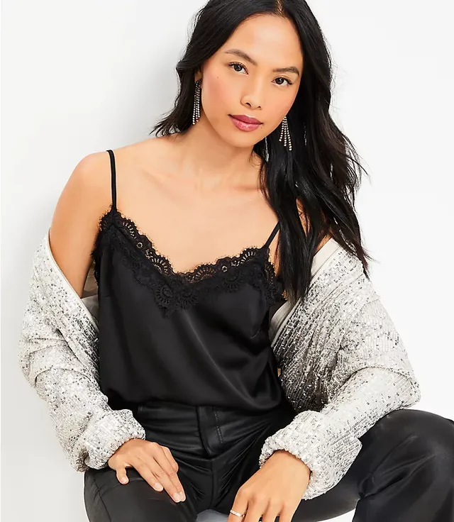 H&M Picot-trimmed Camisole Top