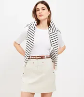 Carpenter Denim Skirt Popcorn