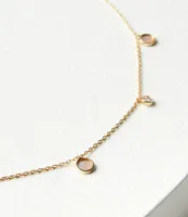 Mother Of Pearl Delicate Shaker Necklace