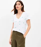 Clover & Horseshoe Everyday V-Neck Tee