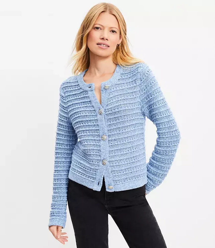 Textured Sweater Jacket
