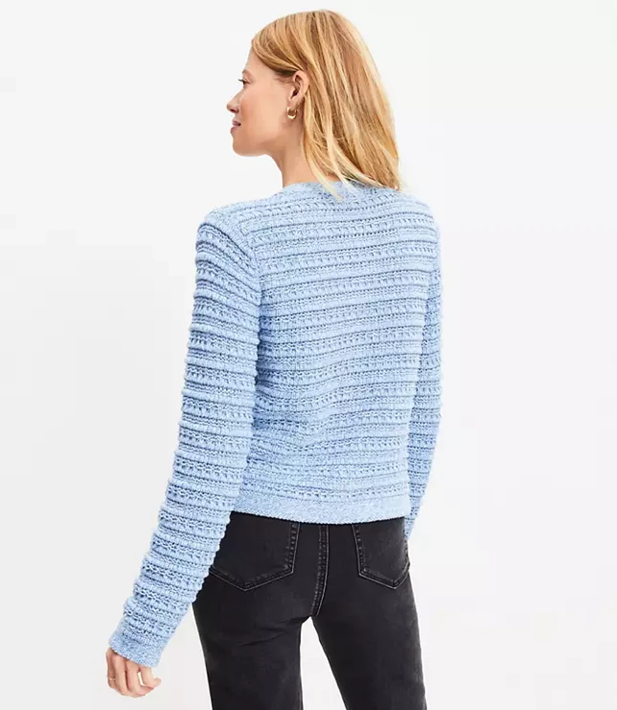 Textured Sweater Jacket