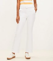 Belted Sutton Kick Crop Pants