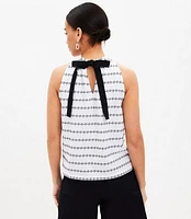 Striped Dot Modern Halter Top