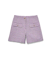 Tweed Flap Pocket Shorts