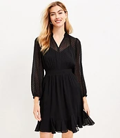 Tall Clip Godet Flare Dress