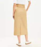 Trench Wrap Pocket Skirt
