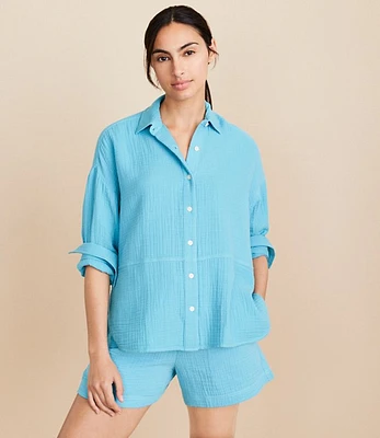 Lou & Grey Triple Cloth Tunic Shirt