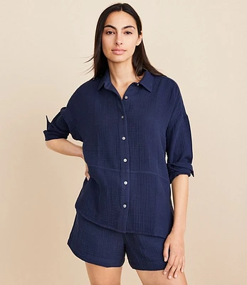 Lou & Grey Triple Cloth Tunic Shirt