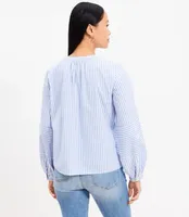 Striped Poet Blouse