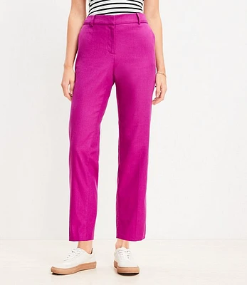 Petite Riviera Slim Pants Linen Blend